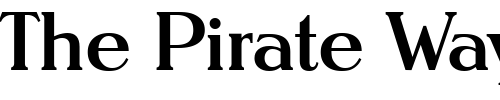 Font : Nevada-Serial-Medium-Regular Custom Text : The Pirate Way Test your own text here Click to download or to view this font on a tshirt that can be custom printed in Bali