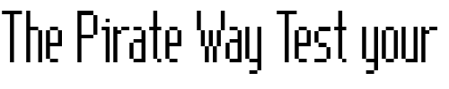 Font : New-Geneva-Nine-ICG-Point Custom Text : The Pirate Way Test your own text here Click to download or to view this font on a tshirt that can be custom printed in Bali