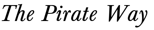 Font : NewBaskervill-3 Custom Text : The Pirate Way Test your own text here Click to download or to view this font on a tshirt that can be custom printed in Bali