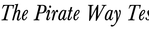 Font : NewBaskervill-5 Custom Text : The Pirate Way Test your own text here Click to download or to view this font on a tshirt that can be custom printed in Bali