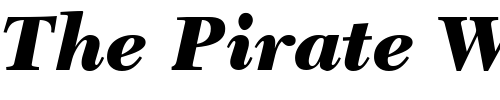 Font : NewCaledonia-Black-Italic Custom Text : The Pirate Way Test your own text here Click to download or to view this font on a tshirt that can be custom printed in Bali