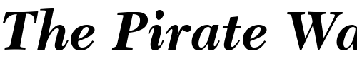 Font : NewCaledoniaOldStyleFigures-Bold-Italic Custom Text : The Pirate Way Test your own text here Click to download or to view this font on a tshirt that can be custom printed in Bali