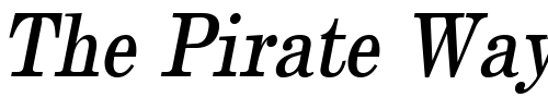 Font : NewCenturyThin-Oblique Custom Text : The Pirate Way Test your own text here Click to download or to view this font on a tshirt that can be custom printed in Bali