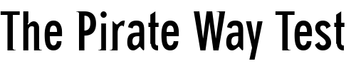 Font : NewGlobal Custom Text : The Pirate Way Test your own text here Click to download or to view this font on a tshirt that can be custom printed in Bali