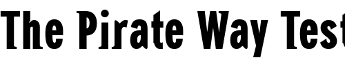 Font : NewGlobalHeavy Custom Text : The Pirate Way Test your own text here Click to download or to view this font on a tshirt that can be custom printed in Bali