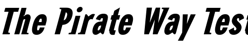 Font : NewGlobalHeavy-Italic Custom Text : The Pirate Way Test your own text here Click to download or to view this font on a tshirt that can be custom printed in Bali