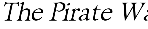 Font : NewHampshireLightItalic Custom Text : The Pirate Way Test your own text here Click to download or to view this font on a tshirt that can be custom printed in Bali