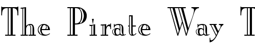 Font : NewOrleansEngraved-Regular-DB Custom Text : The Pirate Way Test your own text here Click to download or to view this font on a tshirt that can be custom printed in Bali