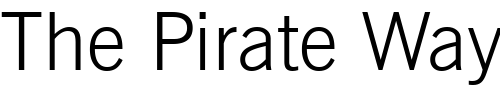Font : News-Gothic-Light-BT Custom Text : The Pirate Way Test your own text here Click to download or to view this font on a tshirt that can be custom printed in Bali