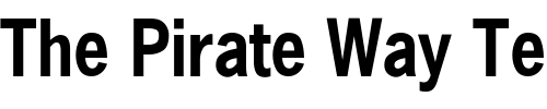 Font : NewsGothicCnd-B Custom Text : The Pirate Way Test your own text here Click to download or to view this font on a tshirt that can be custom printed in Bali