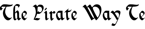 Font : NicholiniBroadpen-Regular Custom Text : The Pirate Way Test your own text here Click to download or to view this font on a tshirt that can be custom printed in Bali