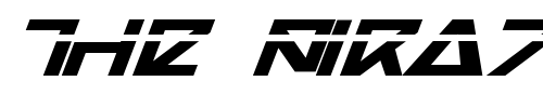Font : Nick-Turbo-Bold-Expanded-ItLas Custom Text : The Pirate Way Test your own text here Click to download or to view this font on a tshirt that can be custom printed in Bali