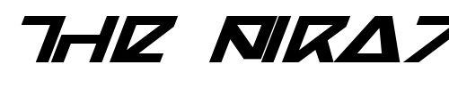 Font : Nick-Turbo-Bold-Expanded-Italic Custom Text : The Pirate Way Test your own text here Click to download or to view this font on a tshirt that can be custom printed in Bali