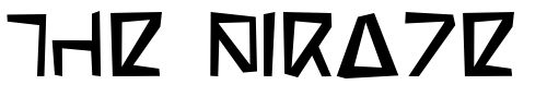 Font : Nick-Turbo-Rough Custom Text : The Pirate Way Test your own text here Click to download or to view this font on a tshirt that can be custom printed in Bali