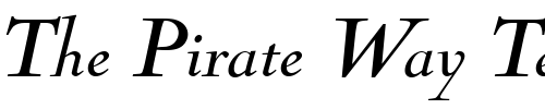 Font : NicolasCocTReg-Italic Custom Text : The Pirate Way Test your own text here Click to download or to view this font on a tshirt that can be custom printed in Bali