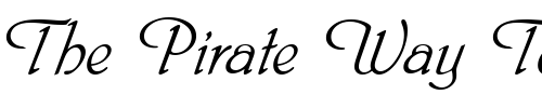Font : Nimbus-Script-Regular Custom Text : The Pirate Way Test your own text here Click to download or to view this font on a tshirt that can be custom printed in Bali