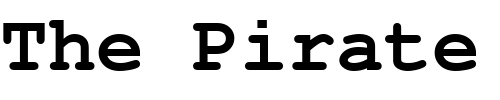 Font : NimbusMonLTU-Bold Custom Text : The Pirate Way Test your own text here Click to download or to view this font on a tshirt that can be custom printed in Bali