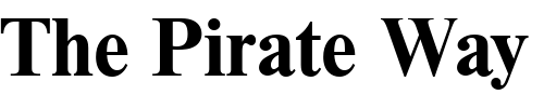 Font : NimbusRomD-Bold Custom Text : The Pirate Way Test your own text here Click to download or to view this font on a tshirt that can be custom printed in Bali