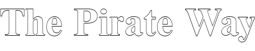 Font : NimbusRomDBolOu1 Custom Text : The Pirate Way Test your own text here Click to download or to view this font on a tshirt that can be custom printed in Bali