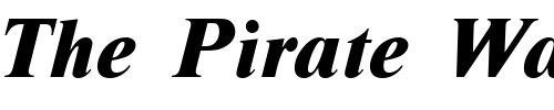 Font : NimbusRomDExtBol-Italic Custom Text : The Pirate Way Test your own text here Click to download or to view this font on a tshirt that can be custom printed in Bali