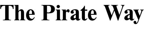 Font : NimbusRomDGR-Bold Custom Text : The Pirate Way Test your own text here Click to download or to view this font on a tshirt that can be custom printed in Bali