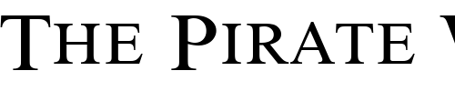 Font : NimbusRomNo9DCDReg Custom Text : The Pirate Way Test your own text here Click to download or to view this font on a tshirt that can be custom printed in Bali