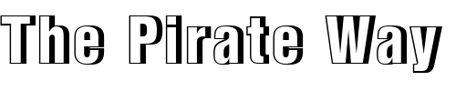 Font : NimbusSanDBlaConRe1 Custom Text : The Pirate Way Test your own text here Click to download or to view this font on a tshirt that can be custom printed in Bali