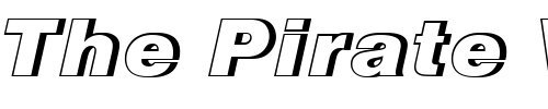 Font : NimbusSanDBlaItaRe1 Custom Text : The Pirate Way Test your own text here Click to download or to view this font on a tshirt that can be custom printed in Bali