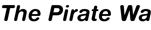 Font : NimbusSanDBolItaRo1 Custom Text : The Pirate Way Test your own text here Click to download or to view this font on a tshirt that can be custom printed in Bali