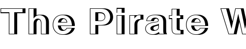 Font : NimbusSanDBolRe1 Custom Text : The Pirate Way Test your own text here Click to download or to view this font on a tshirt that can be custom printed in Bali