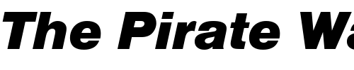 Font : NimbusSanDEEBla-Italic Custom Text : The Pirate Way Test your own text here Click to download or to view this font on a tshirt that can be custom printed in Bali
