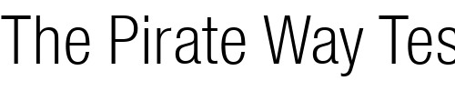 Font : NimbusSanDEELigCon Custom Text : The Pirate Way Test your own text here Click to download or to view this font on a tshirt that can be custom printed in Bali