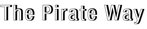 Font : NimbusSanDRegConRe1 Custom Text : The Pirate Way Test your own text here Click to download or to view this font on a tshirt that can be custom printed in Bali
