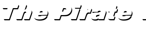 Font : NimbusSanDiaOnlShaD Custom Text : The Pirate Way Test your own text here Click to download or to view this font on a tshirt that can be custom printed in Bali