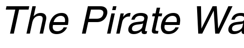 Font : NimbusSanLEE-Italic Custom Text : The Pirate Way Test your own text here Click to download or to view this font on a tshirt that can be custom printed in Bali