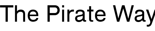 Font : NimbusSanNo5T Custom Text : The Pirate Way Test your own text here Click to download or to view this font on a tshirt that can be custom printed in Bali
