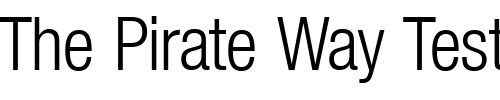 Font : NimbusSanNovDCon Custom Text : The Pirate Way Test your own text here Click to download or to view this font on a tshirt that can be custom printed in Bali