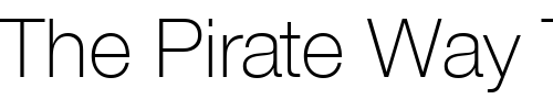 Font : NimbusSanNovDLig Custom Text : The Pirate Way Test your own text here Click to download or to view this font on a tshirt that can be custom printed in Bali
