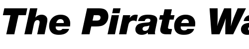 Font : NimbusSanNovEBla-Italic Custom Text : The Pirate Way Test your own text here Click to download or to view this font on a tshirt that can be custom printed in Bali