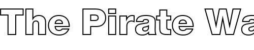 Font : NimbusSanNovOutDBla Custom Text : The Pirate Way Test your own text here Click to download or to view this font on a tshirt that can be custom printed in Bali