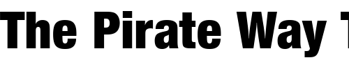Font : NimbusSanNovTBlaCon Custom Text : The Pirate Way Test your own text here Click to download or to view this font on a tshirt that can be custom printed in Bali