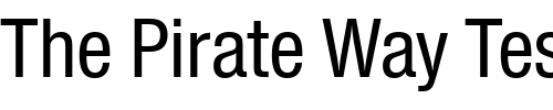 Font : NimbusSanNovTMedCon Custom Text : The Pirate Way Test your own text here Click to download or to view this font on a tshirt that can be custom printed in Bali