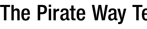 Font : NimbusSanNovTSemBolCon Custom Text : The Pirate Way Test your own text here Click to download or to view this font on a tshirt that can be custom printed in Bali