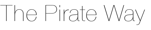 Font : NimbusSanNovTUltLig Custom Text : The Pirate Way Test your own text here Click to download or to view this font on a tshirt that can be custom printed in Bali