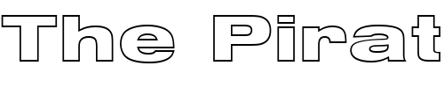 Font : NimbusSanOutDBlaExt Custom Text : The Pirate Way Test your own text here Click to download or to view this font on a tshirt that can be custom printed in Bali