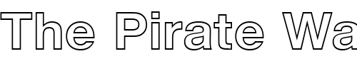 Font : NimbusSanOutDBol Custom Text : The Pirate Way Test your own text here Click to download or to view this font on a tshirt that can be custom printed in Bali