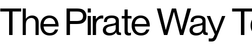 Font : NimbusSanPEE Custom Text : The Pirate Way Test your own text here Click to download or to view this font on a tshirt that can be custom printed in Bali