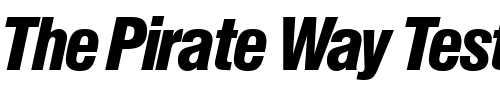 Font : NimbusSanPEEBlaCon-Italic Custom Text : The Pirate Way Test your own text here Click to download or to view this font on a tshirt that can be custom printed in Bali