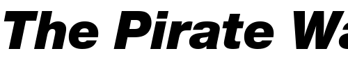 Font : NimbusSansNovusT-BlackItalic Custom Text : The Pirate Way Test your own text here Click to download or to view this font on a tshirt that can be custom printed in Bali