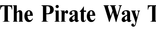 Font : Nimbus_Roman_Becker_No9TCon_Bold Custom Text : The Pirate Way Test your own text here Click to download or to view this font on a tshirt that can be custom printed in Bali